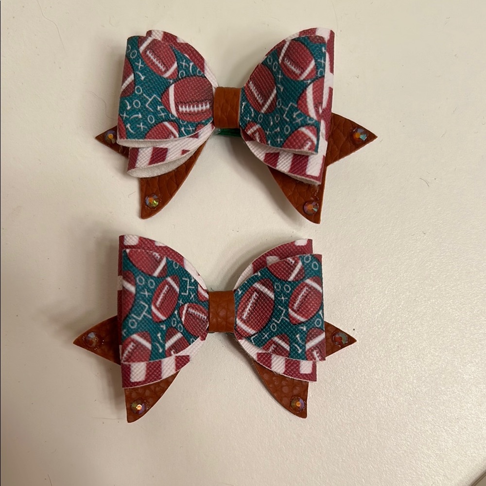 Brown and Red Patriotic Hair Accessories